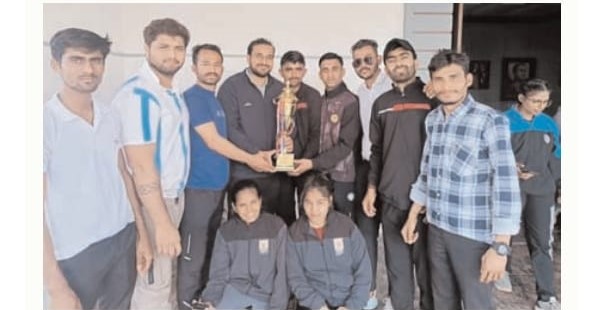 Inter University Grappling Tournament Madhav University ranked fourth