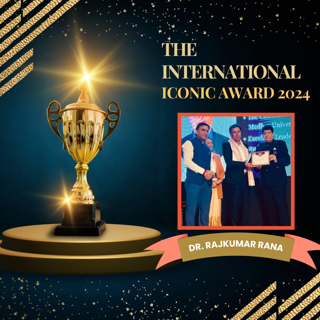 Chairman of Madhav University received the International Iconic Award 2024