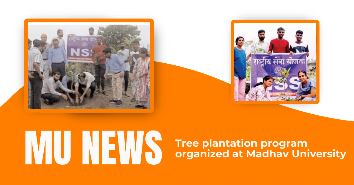 Tree plantation program organized at Madhav University